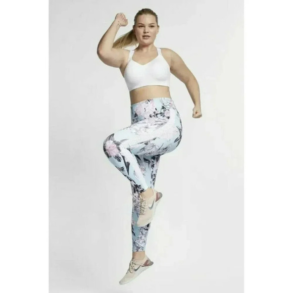 Nike Rival Plus Size Sports Bra cut out 32F Ultimate High Support White women's - Picture 1 of 9